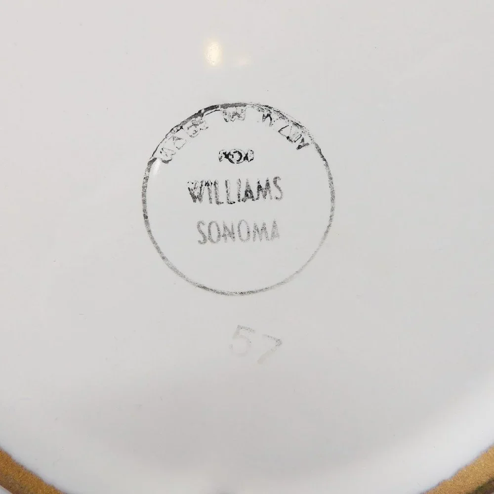 2 Williams Sonoma Soup Pasta Rimmed Bowls Tournesol from Italy